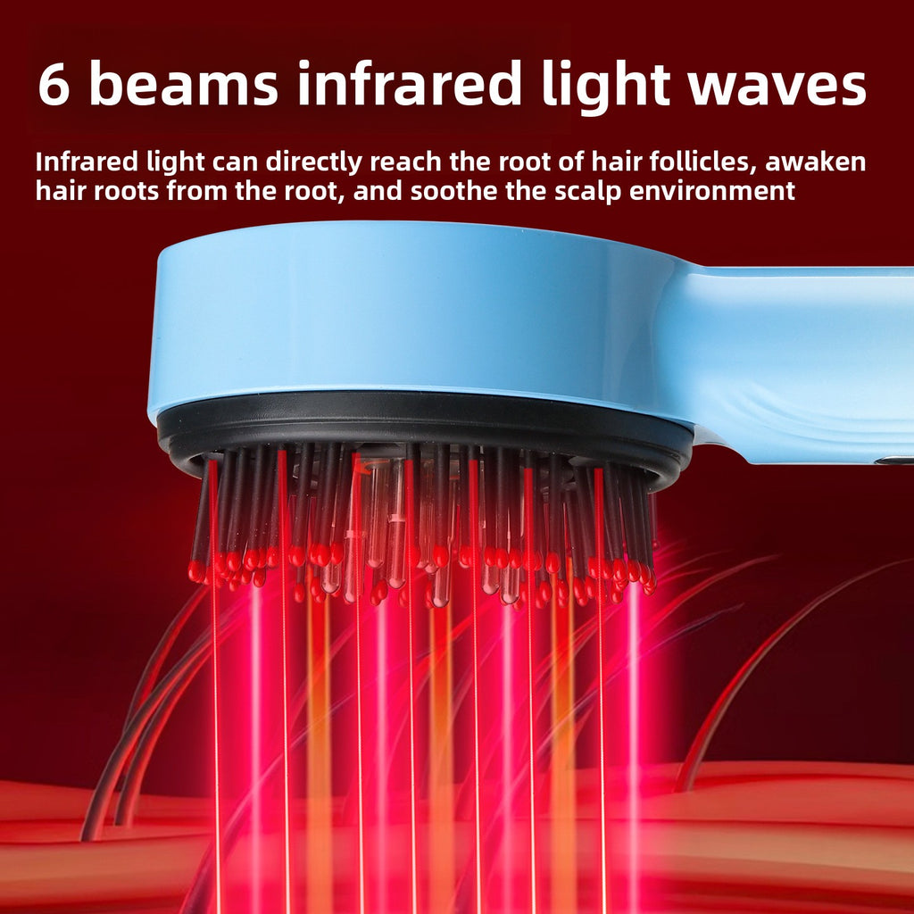 Electric red light therapeutic comb