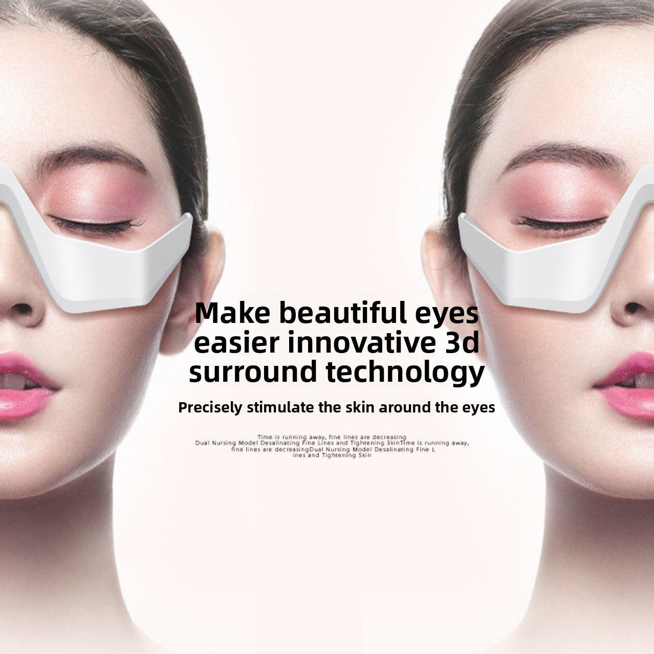 EMS Micro Current Eye Massager with Red Light Therapy