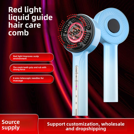 Electric red light therapeutic comb