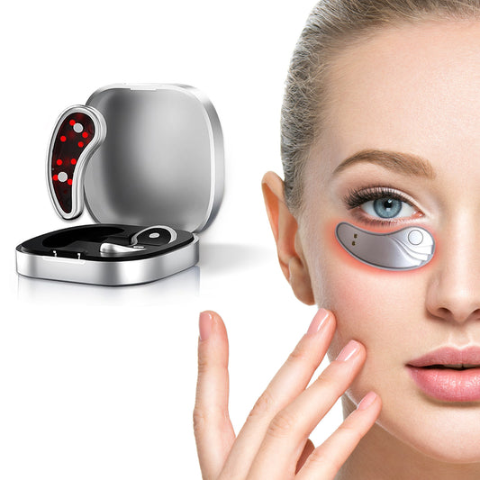 Microcurrent Eye Massager with Red Light Therapy