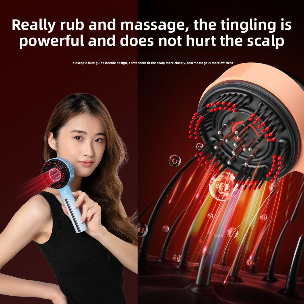 Electric red light therapeutic comb